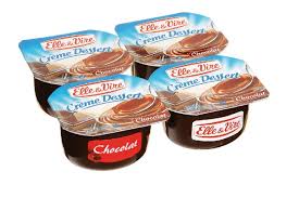 Elle & Vivre Chocolate Yoghurt 4 x 125 g